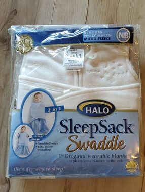 Halo SleepSack Swaddle Micro-Fleece - Cream